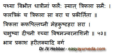 Triphala Churna benefits