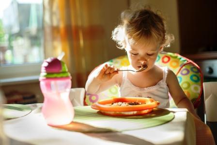 child eating